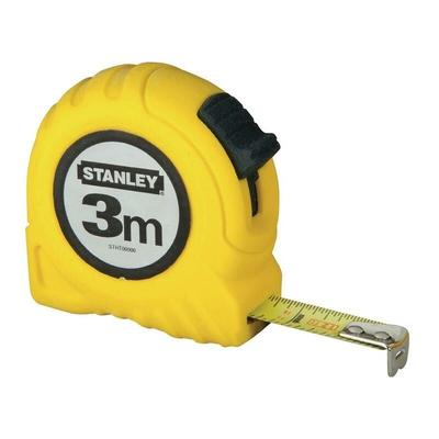 Stanley - Taschenrollbandmaß Länge 3 m Breite 12,7 mm mm/cm eg ii Kunststoff Feststeller