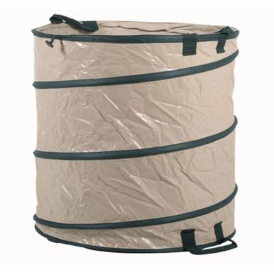 Pop-Up Gartensack 250L, Premium-Gewebe 67x67x71 cm, Springrahmen