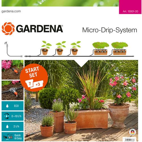 13001-20 Micro-Drip-System Start-Set Pflanztöpfe M - Gardena