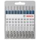 Accessories 2607010631 Stichsägeblatt-Set Basic for Metal, 10-teilig 1 Set - Bosch