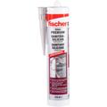 Dssa Sanitär-Silikon Herstellerfarbe Silber-Grau 058530 310 ml - Fischer