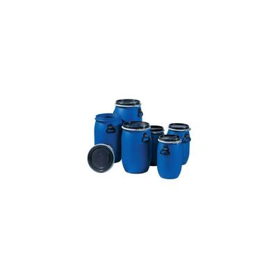 Kunststoff-Weithalsfass 30 Liter blau lebensmittelecht mit UN-Kennzeichnung - 824400 - Graf