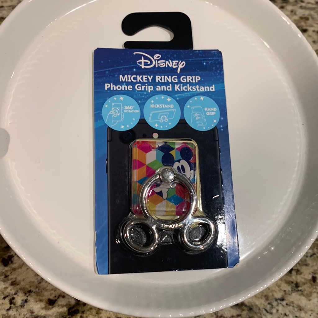 Disney Cell Phones & Accessories | Disney Accessories | Disney Mickey Ring Phone Grip And Kickstand | Color: Blue/Pink | Size: Os
