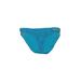 Kenneth Cole REACTION Swimsuit Bottoms: Blue Print Swimwear - Women's Size Large