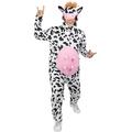 Funidelia | Cow Costume for men and women Animals, Farm - Costume for adults accessory fancy dress & props for Halloween, carnival & parties - Size L - XL - White