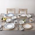 Noritake Colorscapes Layers Coupe 4-Piece Place Setting, Service for 1 Porcelain/Ceramic in Gray | Wayfair G017-04G