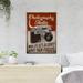 Trinx Camera On Red & Background - When Life Gets Blurry Adjust Your Focus - 1 Piece Rectangle Graphic Art Print On Wrapped Canvas in Brown | Wayfair