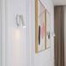 Orren Ellis Modern LED Surface Mount Pinhole Monopoint Sconce Lighting, Adjustable Flush Mount Spot Light Head in White | Wayfair