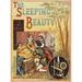 Buyenlarge 'The Sleeping Beauty in The Wood' Vintage Advertisement in Black/Green/Red | 36 H x 24 W x 1.5 D in | Wayfair 0-587-21461-9C2842