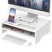 Latitude Run® Bamboo Monitor Stand Bamboo in White | 5 H x 16.7 W x 11.8 D in | Wayfair CF78589EB185494FA2529C0C392BD7CD