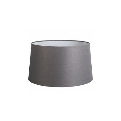 Lampenschirm aus Leinen Dunkelgrau Rund Abgeschrägt 45/40/25 Image