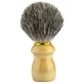 Brosse à rasage en bois pour hommes avec nœud de 21mm manche traditionnel en bois pour rasage