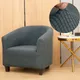 Juste de chaise club en peluche housse de fauteuil imprimé géométrique housses de petit canapé