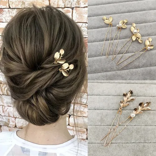 Épingles à cheveux en perles pour femmes, Barrette en métal, accessoires de bijoux de cheveux de mariée, outils de conception de coiffure de mariage, nouvelle collection