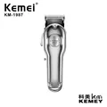 Kemei 1987 tondeuse à cheveux électrique professionnelle tout en métal tondeuse à cheveux sans fil