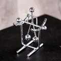 Mini pendule en métal Iron Man équilibre perpétuel physique science Newton berceau gobelet