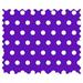 Sheetworld 100% Cotton Percale Fabric By The Yard Polka Dots Purple 36 X 44