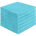FabricLA Acrylic Felt Fabric - Pre Cut 4 X 4 Inches Felt Square Sheet Packs - Use Felt Sheets for DIY Craft Hobby Costume and Decoration - Baby Blue - 42 Pieces