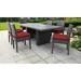 Barbados Rectangular Outdoor Patio Dining Table with 6 Armless Chairs