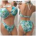 Victoria's Secret Swim | 38c, Large Bombshell Victoria’s Secret Bikini Swim Set | Color: Blue/Green | Size: 38c