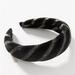 Anthropologie Accessories | Anthropologie Candice Shimmer Headband- Black/Silver | Color: Black/Silver | Size: Os