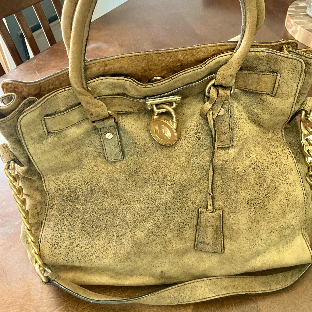 Michael Kors Bags | Beautiful Suede Michael Kors Handbag | Color: Brown | Size: Os