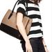 Kate Spade Bags | Kate Spade Color Block Cove Street Ariel Tote Bag Large | Color: Black/Tan | Size: 12" X 6" X 16" W/ 12" Strap Drop.