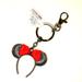 Disney Other | Disney Minnie Mouse Ear Keychain | Color: Silver | Size: Os