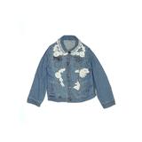 Carter's Denim Jacket: Blue Acid Wash Print Jackets & Outerwear - Kids Girl's Size 20