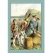 Buyenlarge The Swiss Family Robinson: A Brigand-Like Decoration Framed Painting Print in Blue/Brown/Yellow | 36 H x 24 W x 1.5 D in | Wayfair