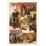 Buyenlarge 'Thos W. Keene as Hamlet' by W.J. Morgan & Co Vintage Advertisement | 36 H x 24 W x 1.5 D in | Wayfair 0-587-20437-0C2436