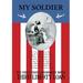 Buyenlarge My Soldier Vintage Advertisement in Black/Red | 36 H x 24 W x 1.5 D in | Wayfair 0-587-08853-2C2842