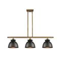 Innovations Lighting Bruno Marashlian Adirondack 36 Inch 3 Light Linear Suspension Light - 516-3I-WPC-M14-WPC-LED