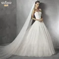 TOPCLS-EEN V30 Real Photos Long 3M Cathedral Patients Veil White Ivory Wedding Tulle Hair Peigne