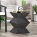 Bonneau Outdoor Lightweight Concrete Side Table by Christopher Knight Home
