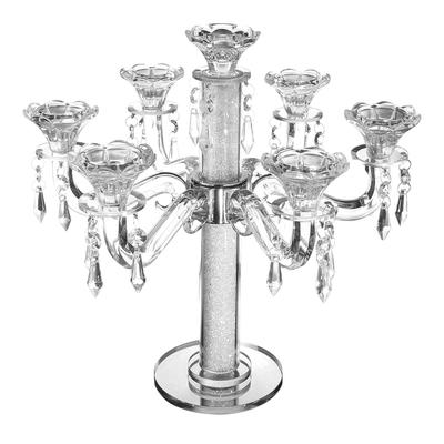 Candelabra 7 Branch with Hanging Crystals 13