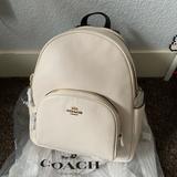 Coach Bags | Coach Court Backpack | Color: Cream | Size: Os