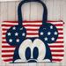 Disney Bags | Disney Collection-Mickey Mouse Americana Foldable | Color: Blue/Red | Size: Os