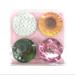 Kate Spade Dining | Kate Spade Pink Floral Melamine Coaster Set (4 Coasters) | Color: Green/Pink | Size: Os