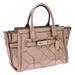 Coach Bags | Coach Rose Gold Quilted Leather Swagger 27 Carryall Satchel | Color: Gold/Pink | Size: Os