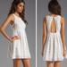 Free People Dresses | Free People White Lace Sleeveless Dress 6 | Color: White/Yellow | Size: 6