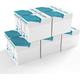 indigo Office Paper Box of A4 Paper Office White Printer Copier Paper 5 Reams of 500 (80gsm) Multifunction Laser Inkjet Paper (50, A4) 10 Boxes