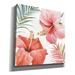 Bayou Breeze 'Tropical Blush III' By Lisa Audit, Canvas Wall Art Canvas, Solid Wood in Red | 26 H x 26 W x 1.5 D in | Wayfair