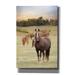 August Grove® Jackson Horse Farm by Lori Deiter - Wrapped Canvas Photograph Canvas, Solid Wood in Green | 18 H x 12 W x 0.75 D in | Wayfair