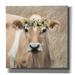 August Grove® Floral Cow I by Lori Deiter - Wrapped Canvas Photograph Canvas, Solid Wood | 12 H x 12 W x 0.75 D in | Wayfair