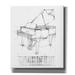 Red Barrel Studio® "Piano Sketch" By Ethan Harper, Canvas Wall Art Canvas in Gray/White | 30 H x 26 W x 1.5 D in | Wayfair