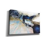 Everly Quinn 'Los Mares' By Leticia Herrera, Canvas Wall Art, 26"X18" Metal in Blue | 26 H x 40 W x 1.5 D in | Wayfair