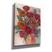 Red Barrel Studio® 'Poppies In A Vase II' By Tim O'toole, Canvas Wall Art, 40"X54" Plastic in Green/Orange/Red | 34 H x 26 W x 1.5 D in | Wayfair