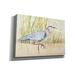 Rosecliff Heights 'Heron & Reeds I' By Tim O'toole, Canvas Wall Art, 54"X40" Canvas, Solid Wood in Green | 18 H x 26 W x 0.75 D in | Wayfair