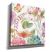Red Barrel Studio® 'Rainbow Seeds Flowers II' By Lisa Audit, Canvas Wall Art Canvas, Solid Wood | 12 H x 12 W x 0.75 D in | Wayfair